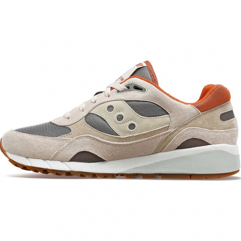 Men's Saucony Shadow 6000 Sneakers Beige / Grey | SOUTHAFRICA-JYQ