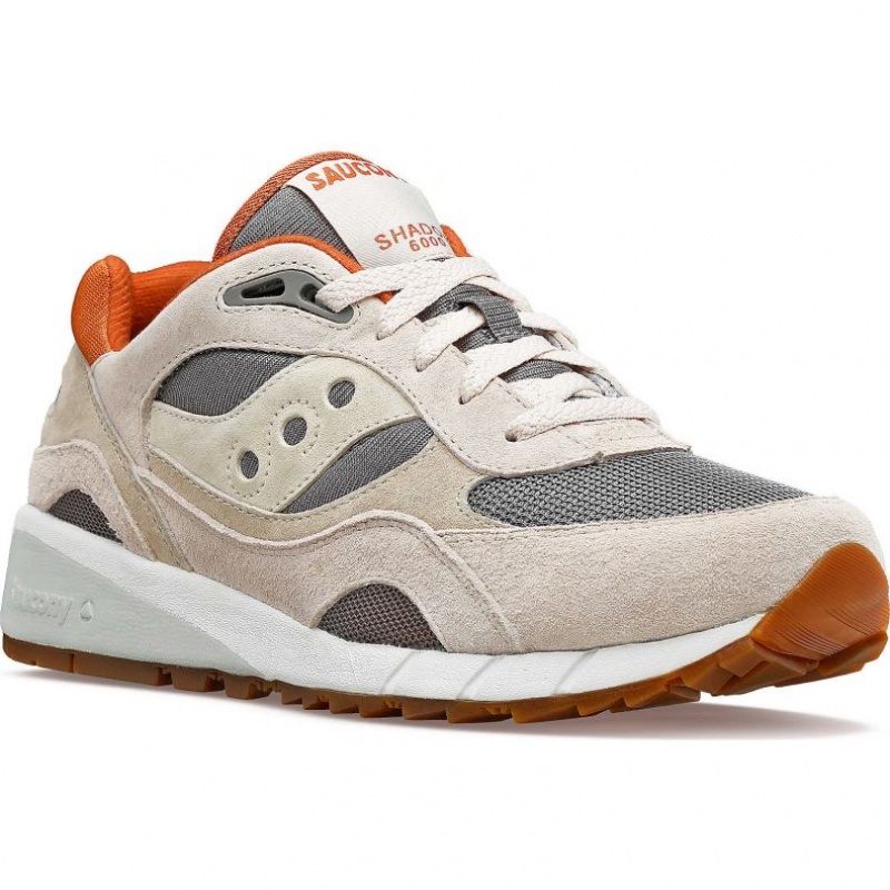 Men's Saucony Shadow 6000 Sneakers Beige / Grey | SOUTHAFRICA-JYQ