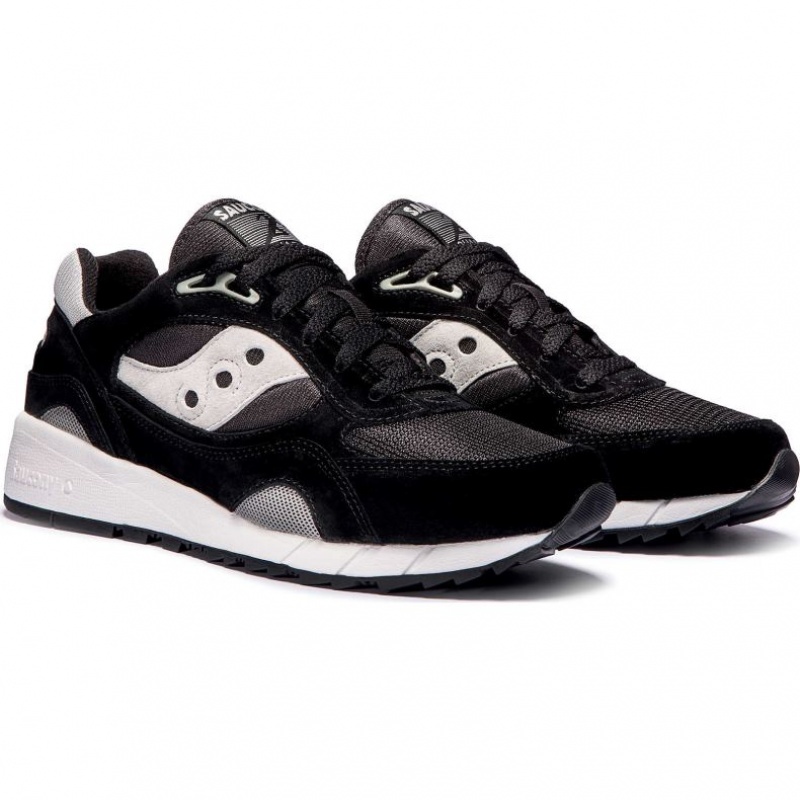 Men's Saucony Shadow 6000 Sneakers Black / Silver | SOUTHAFRICA-ZXY