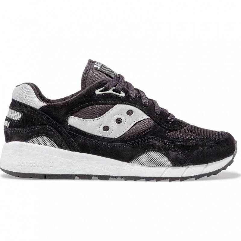 Men\'s Saucony Shadow 6000 Sneakers Black / Silver | SOUTHAFRICA-ZXY