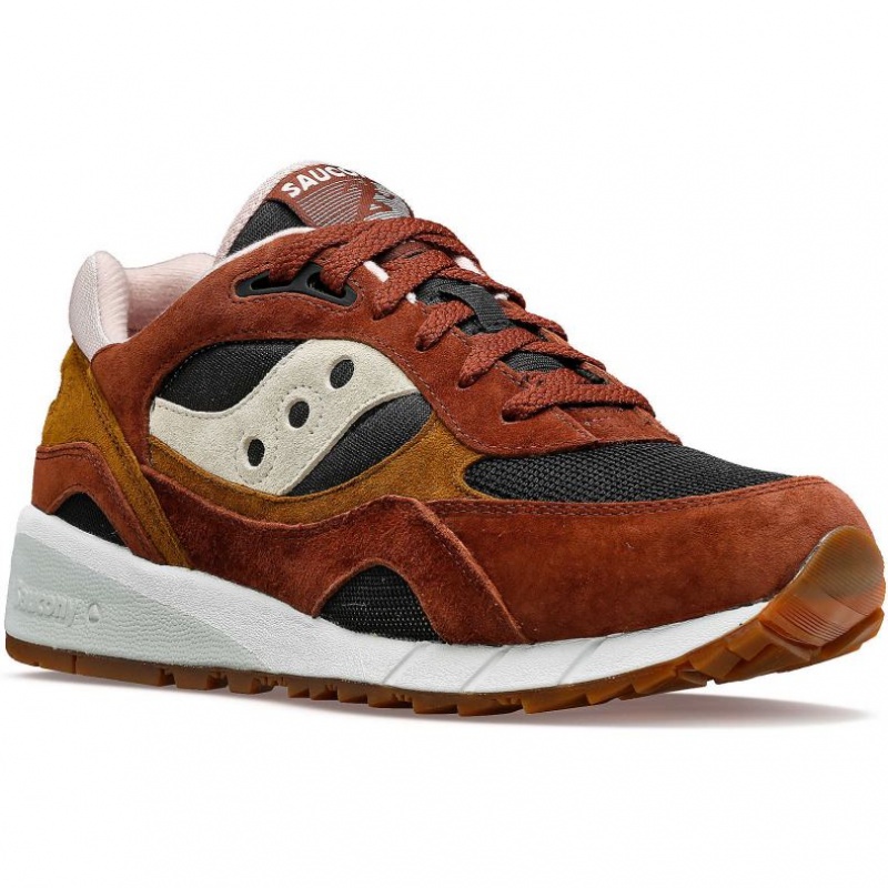 Men's Saucony Shadow 6000 Sneakers Brown / Black | SOUTHAFRICA-EYB