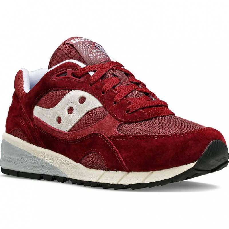 Men's Saucony Shadow 6000 Sneakers Burgundy | SOUTHAFRICA-UPJ