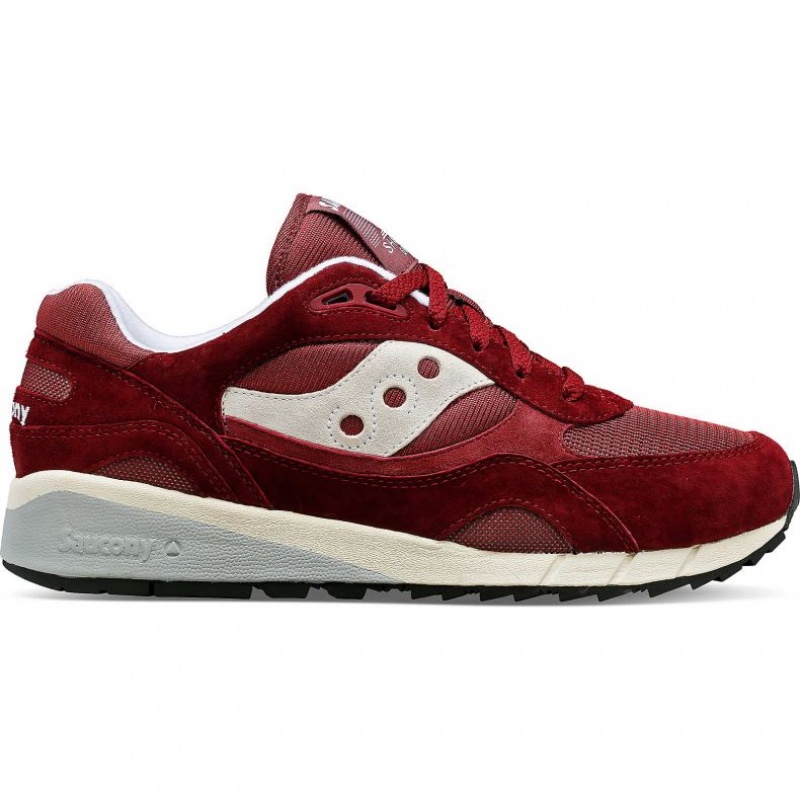 Men\'s Saucony Shadow 6000 Sneakers Burgundy | SOUTHAFRICA-UPJ