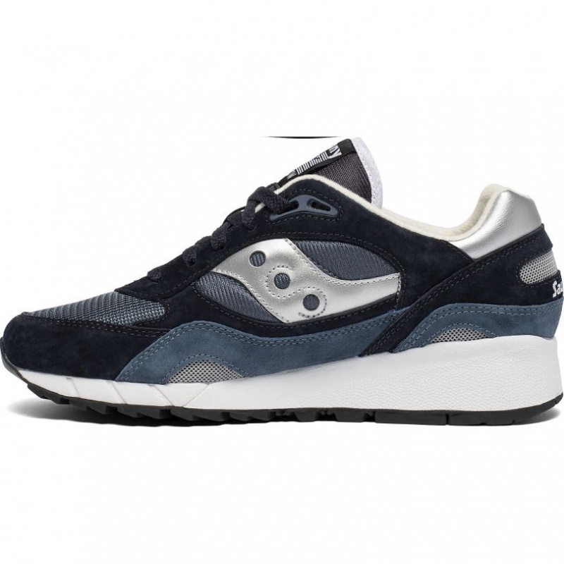 Men's Saucony Shadow 6000 Sneakers Navy / Silver | SOUTHAFRICA-HMJ