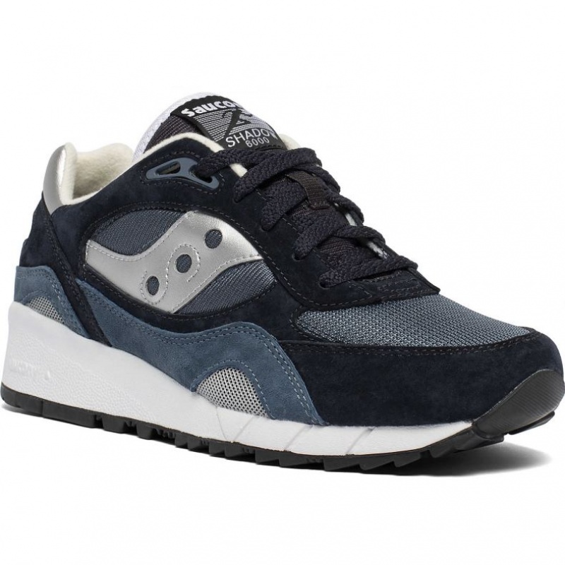 Men's Saucony Shadow 6000 Sneakers Navy / Silver | SOUTHAFRICA-HMJ