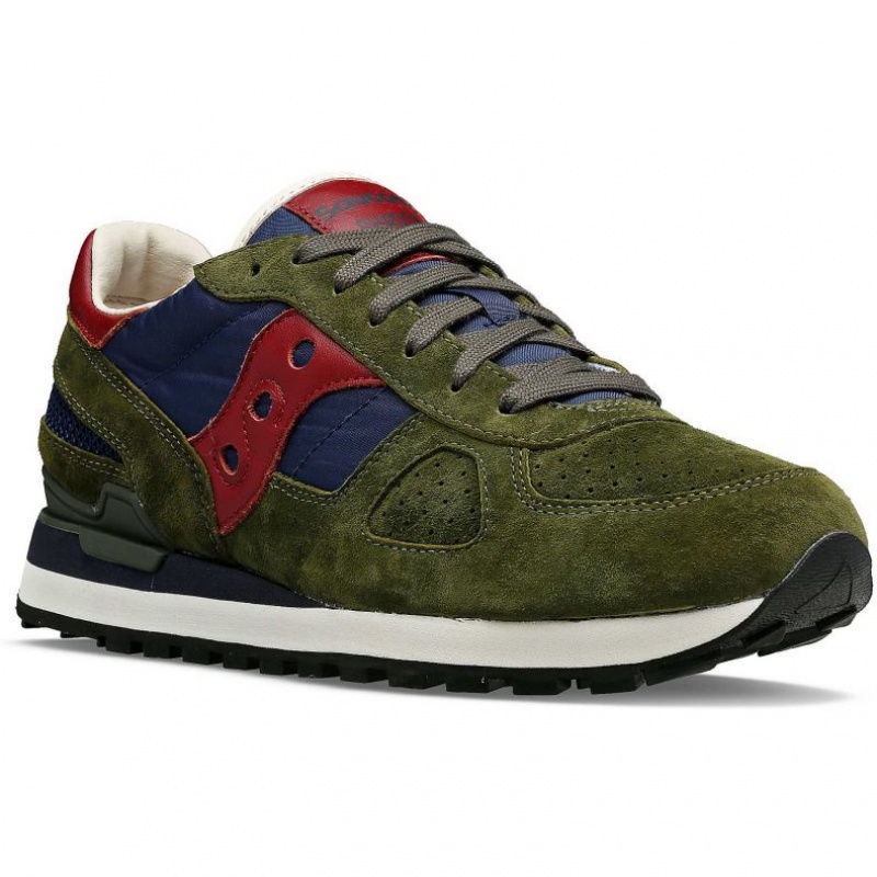 Men's Saucony Shadow Original Premium Sneakers Olive | SOUTHAFRICA-CUK