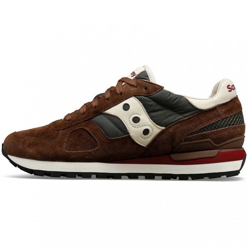 Men's Saucony Shadow Original Premium Sneakers Brown | SOUTHAFRICA-CPG