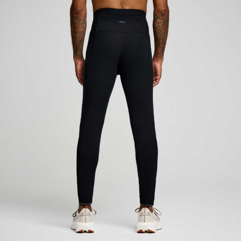 Men's Saucony Solstice Tight Black | SOUTHAFRICA-YUC