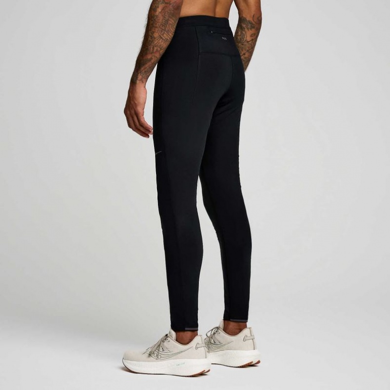 Men's Saucony Solstice Tight Black | SOUTHAFRICA-YUC