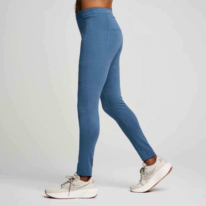 Men's Saucony Solstice Tight Blue | SOUTHAFRICA-OZG