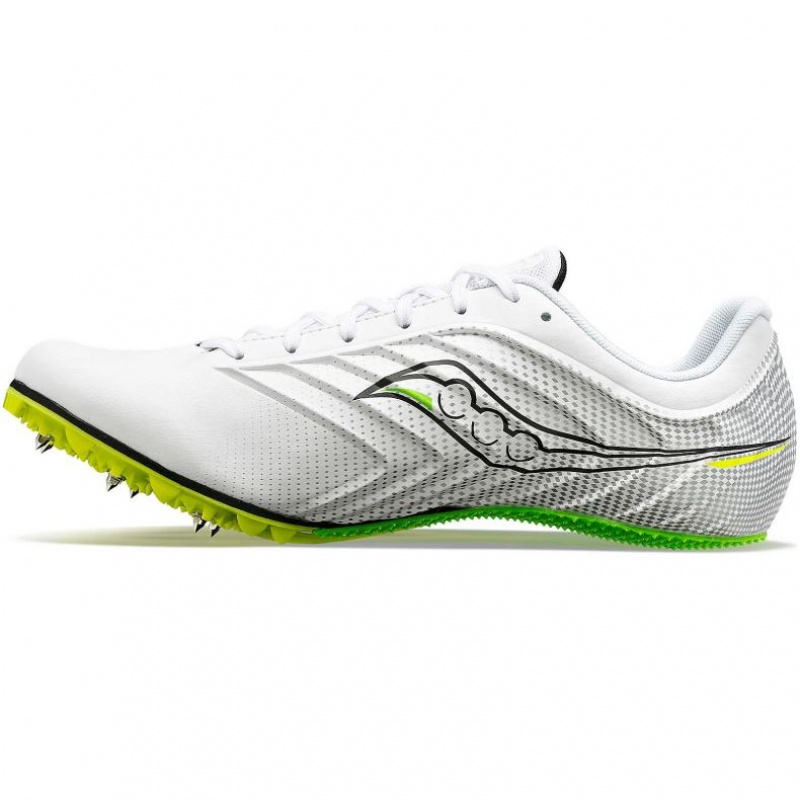 Men's Saucony Spitfire 5 Spikes White | SOUTHAFRICA-ANL