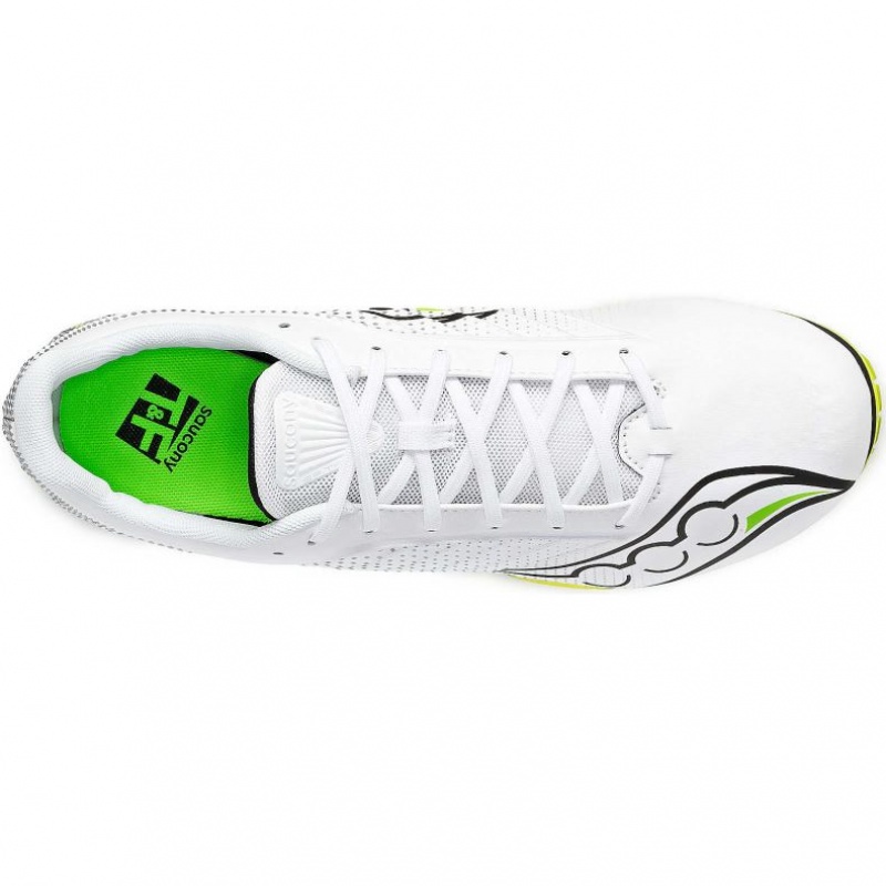 Men's Saucony Spitfire 5 Spikes White | SOUTHAFRICA-ANL