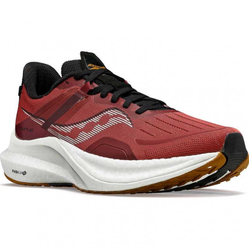 Men's Saucony Tempus Running Shoes Red | SOUTHAFRICA-XJN