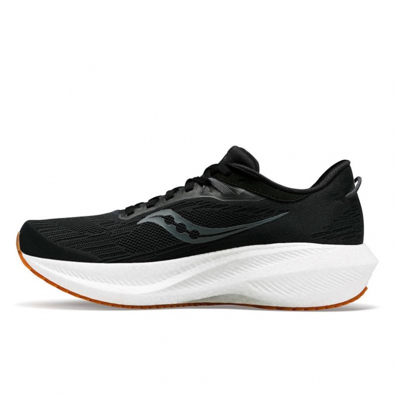 Men's Saucony Triumph 21 Running Shoes Black | SOUTHAFRICA-QSU