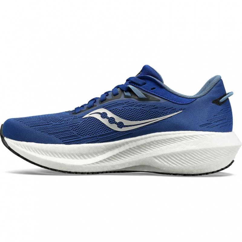 Men's Saucony Triumph 21 Running Shoes Indigo | SOUTHAFRICA-JXU