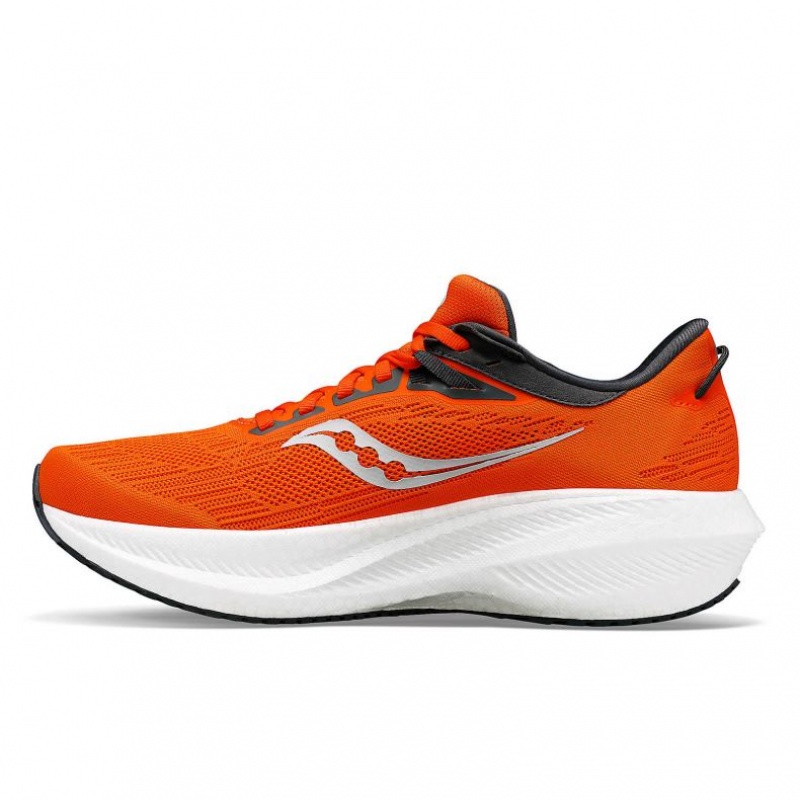 Men's Saucony Triumph 21 Running Shoes Orange | SOUTHAFRICA-ZWD