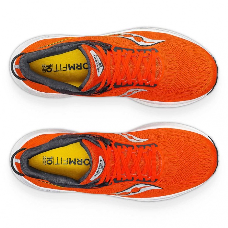 Men's Saucony Triumph 21 Running Shoes Orange | SOUTHAFRICA-ZWD