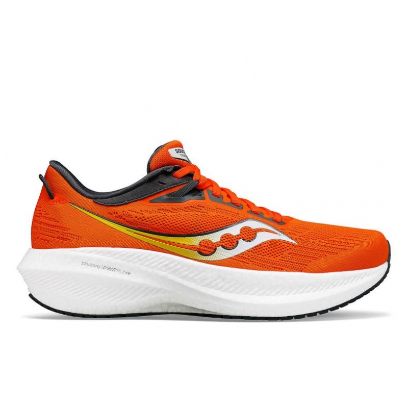 Men\'s Saucony Triumph 21 Running Shoes Orange | SOUTHAFRICA-ZWD