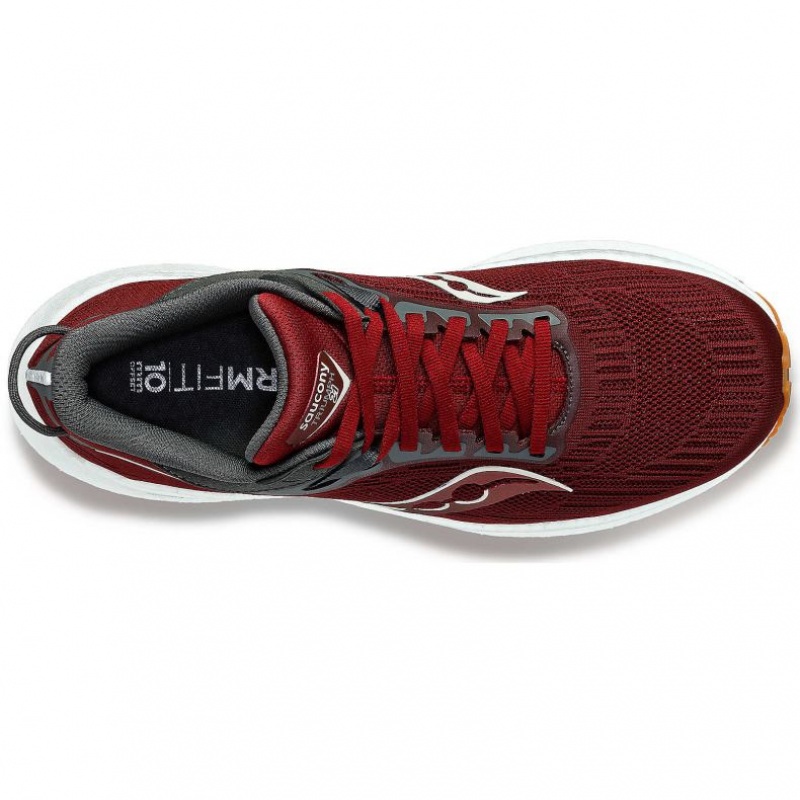 Men's Saucony Triumph 21 Running Shoes Red | SOUTHAFRICA-SJM