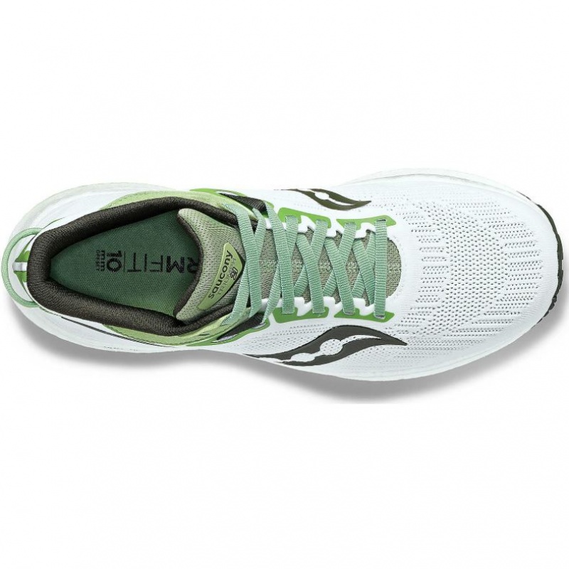 Men's Saucony Triumph 21 Running Shoes White | SOUTHAFRICA-QUB