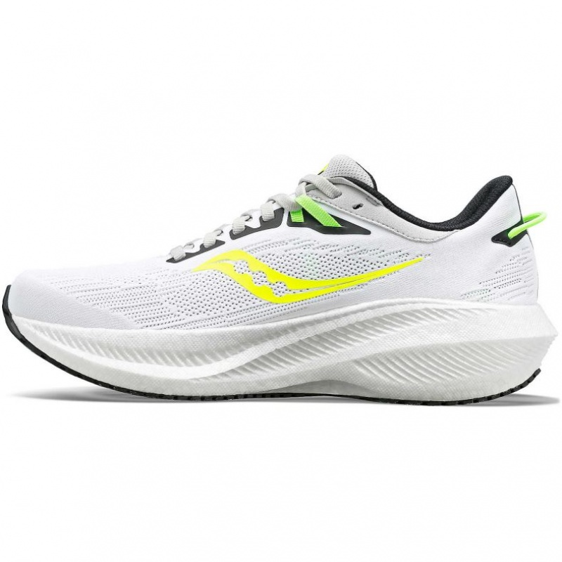 Men's Saucony Triumph 21 Running Shoes White | SOUTHAFRICA-JTD