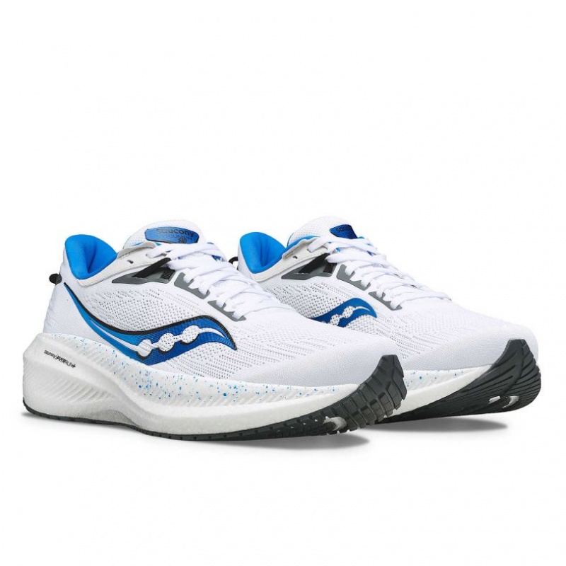 Men's Saucony Triumph 21 Running Shoes White | SOUTHAFRICA-SLN