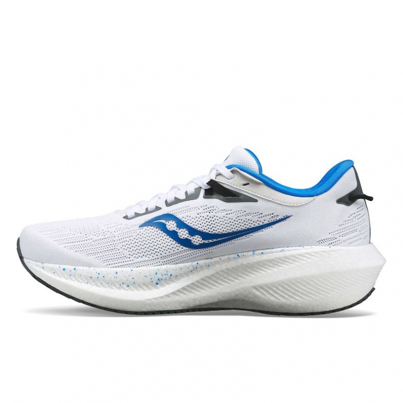 Men's Saucony Triumph 21 Running Shoes White | SOUTHAFRICA-SLN