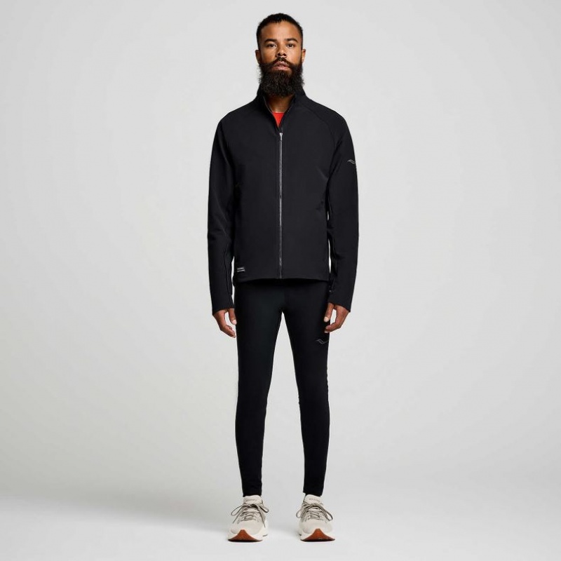 Men's Saucony Triumph Jacket Black | SOUTHAFRICA-CNF