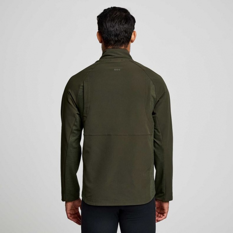 Men's Saucony Triumph Jacket Olive | SOUTHAFRICA-JUX