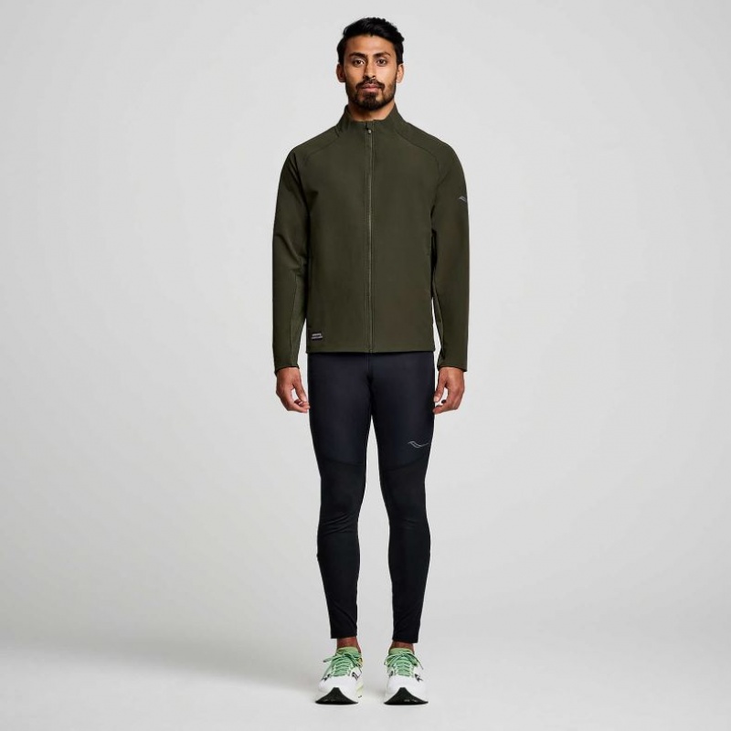 Men's Saucony Triumph Jacket Olive | SOUTHAFRICA-JUX