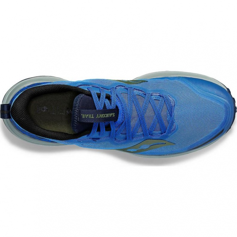 Men's Saucony Xodus Ultra 2 Trail Running Shoes Blue | SOUTHAFRICA-XTH