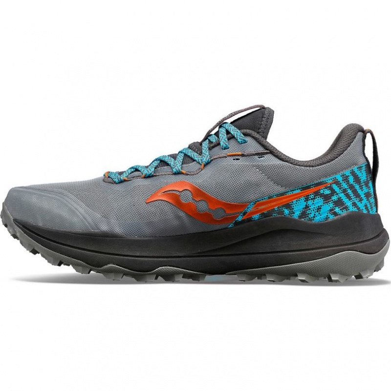 Men's Saucony Xodus Ultra 2 Trail Running Shoes Grey | SOUTHAFRICA-EPJ