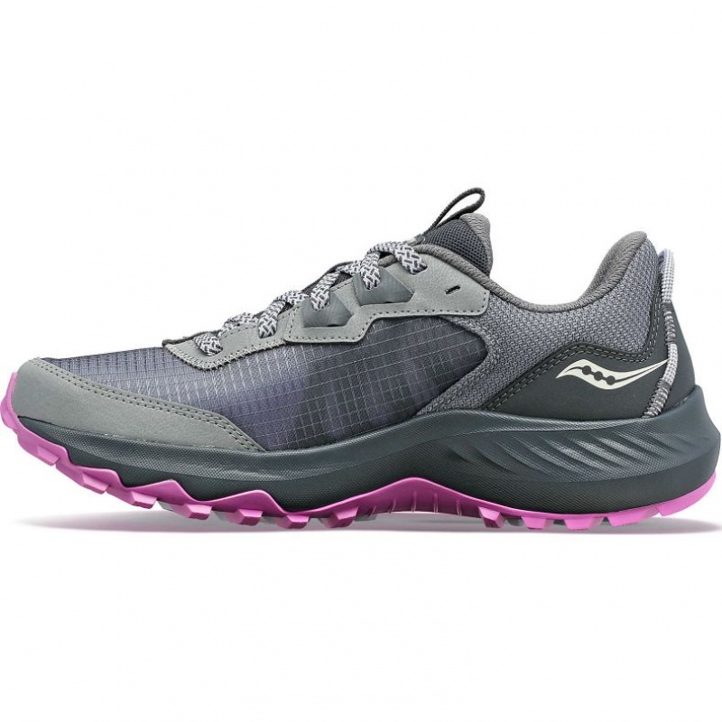 Women's Saucony Aura TR Trail Running Shoes Grey | SOUTHAFRICA-CUH