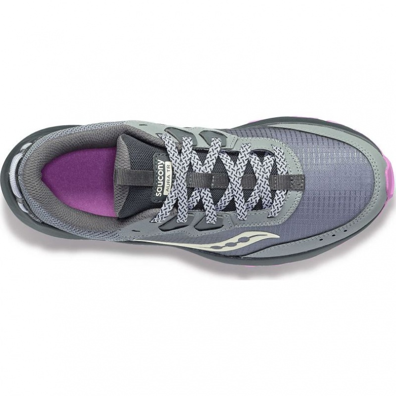 Women's Saucony Aura TR Trail Running Shoes Grey | SOUTHAFRICA-CUH