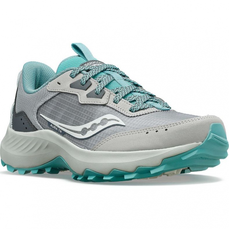 Women's Saucony Aura TR Trail Running Shoes Grey | SOUTHAFRICA-DHY