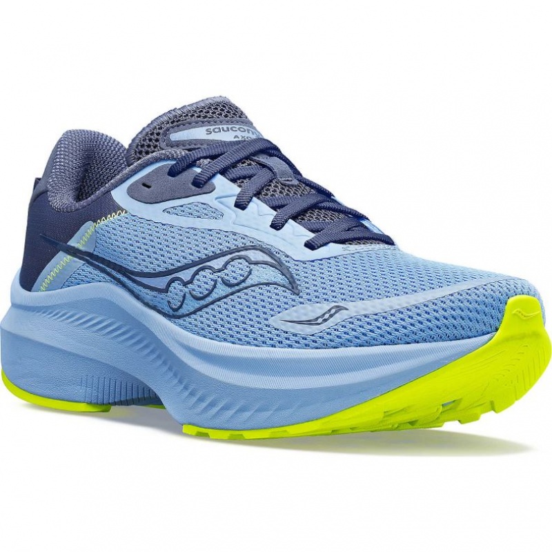 Women's Saucony Axon 3 Running Shoes Blue | SOUTHAFRICA-GNK