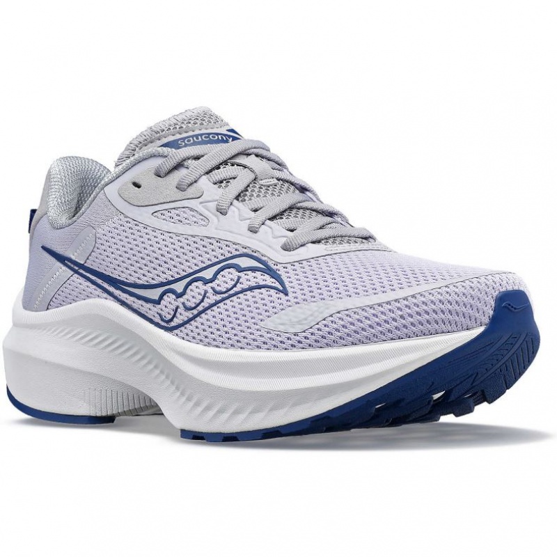 Women's Saucony Axon 3 Running Shoes Purple | SOUTHAFRICA-LDM