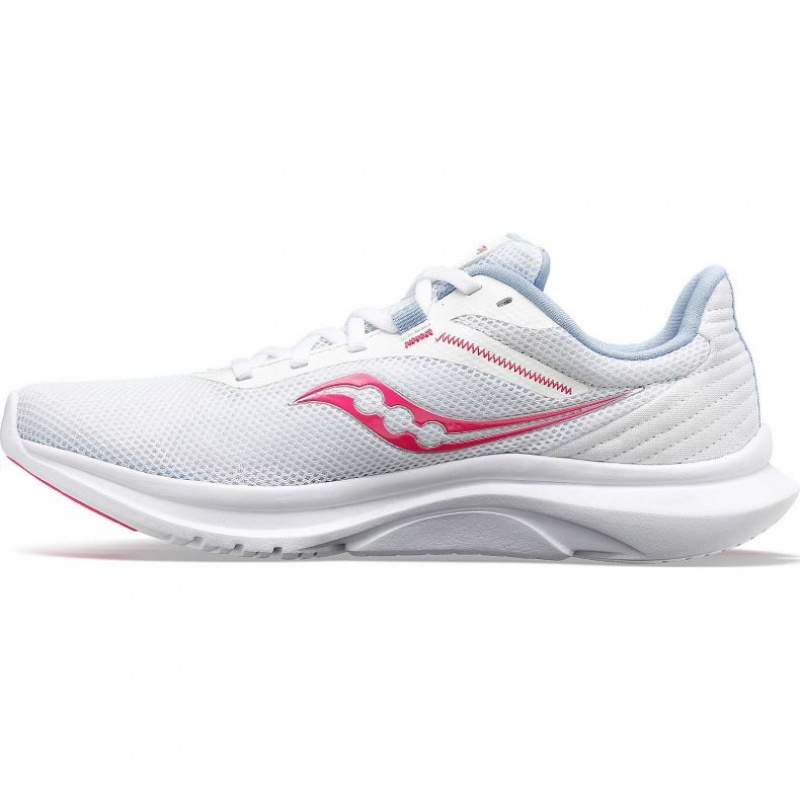 Women's Saucony Convergence Running Shoes White / Pink | SOUTHAFRICA-YHX