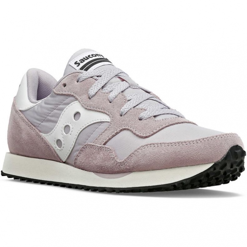 Women's Saucony DXN Sneakers Grey / Pink | SOUTHAFRICA-QLO