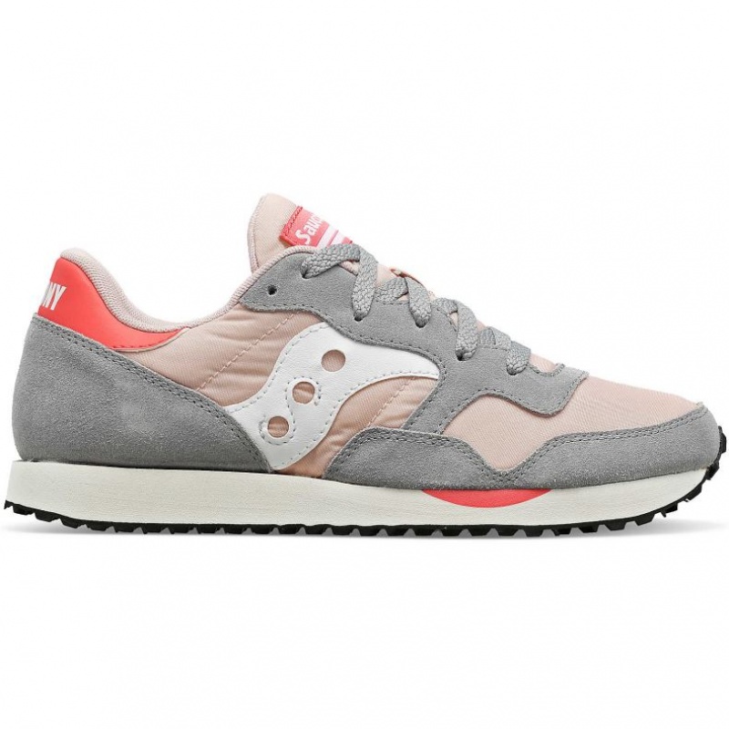 Women\'s Saucony DXN Sneakers Grey / Pink | SOUTHAFRICA-VXK