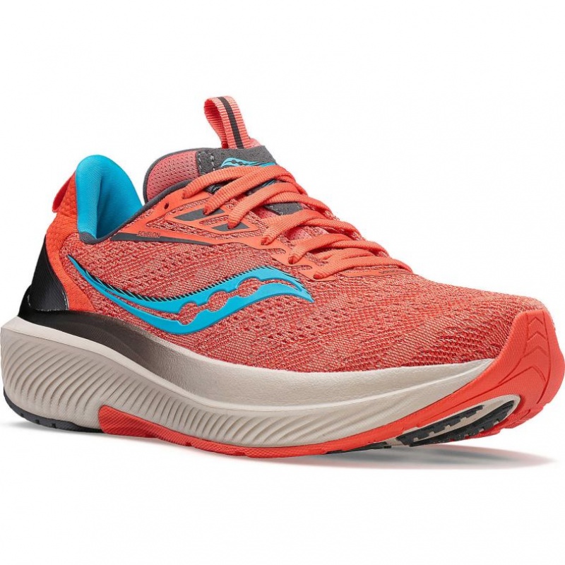 Women's Saucony Echelon 9 Running Shoes Coral | SOUTHAFRICA-MNX