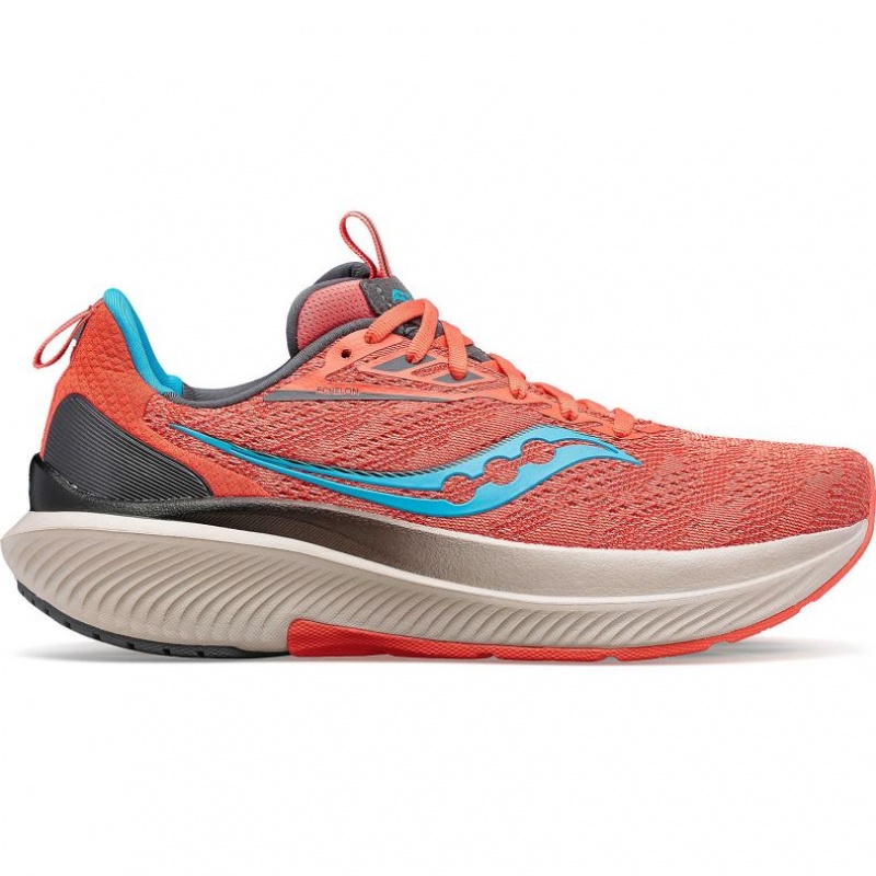 Women\'s Saucony Echelon 9 Running Shoes Coral | SOUTHAFRICA-MNX