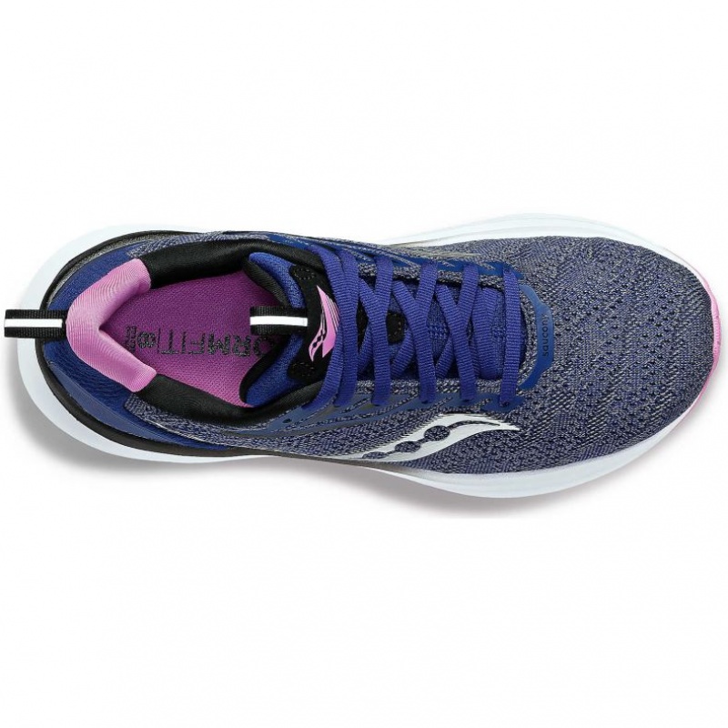 Women's Saucony Echelon 9 Wide Running Shoes Indigo | SOUTHAFRICA-HIS