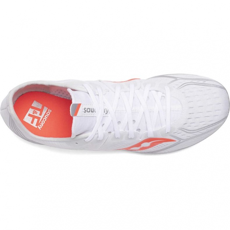 Women's Saucony Endorphin 3 Spikes White | SOUTHAFRICA-PJL