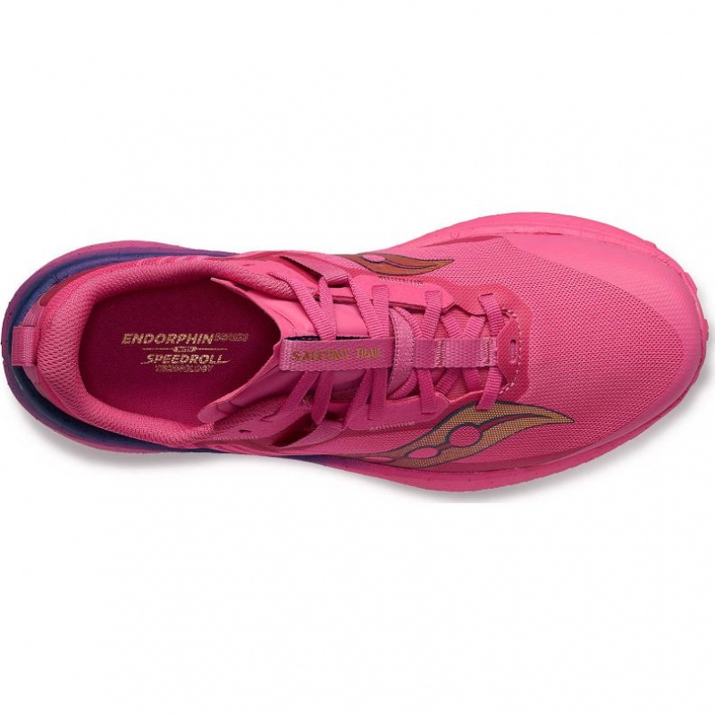 Women's Saucony Endorphin Edge Running Shoes Pink | SOUTHAFRICA-YZX