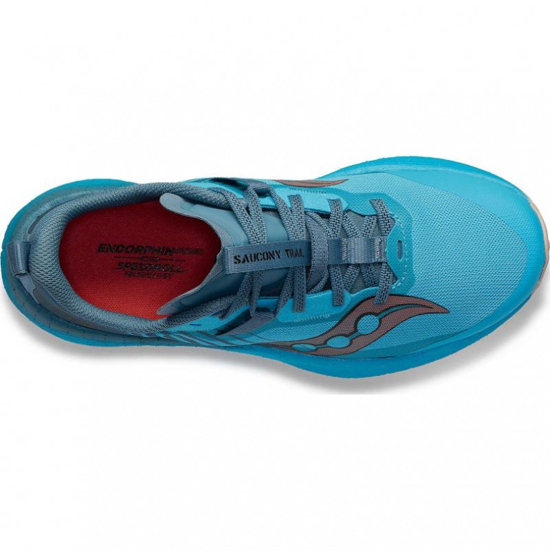 Women's Saucony Endorphin Edge Trail Running Shoes Blue | SOUTHAFRICA-IQY