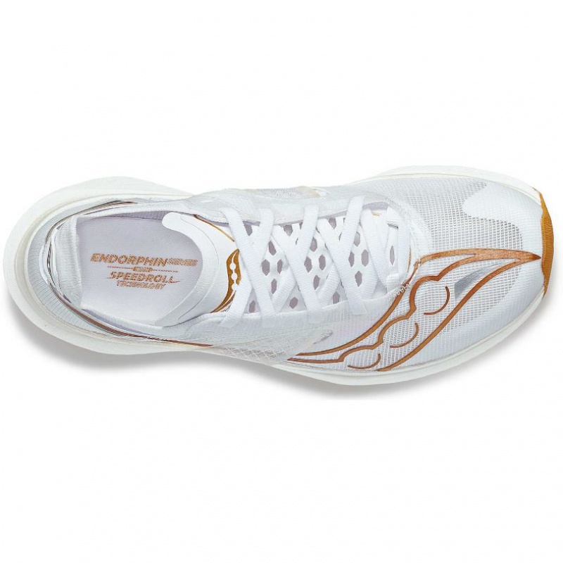 Women's Saucony Endorphin Elite Running Shoes White | SOUTHAFRICA-VNQ