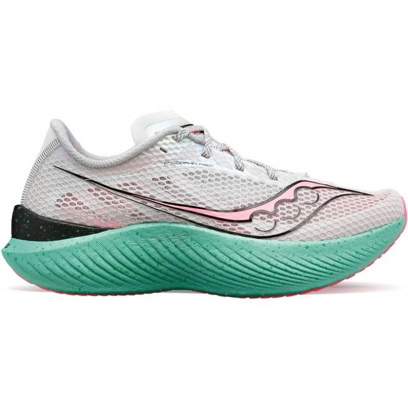 Women\'s Saucony Endorphin Pro 3 Running Shoes White | SOUTHAFRICA-AHK