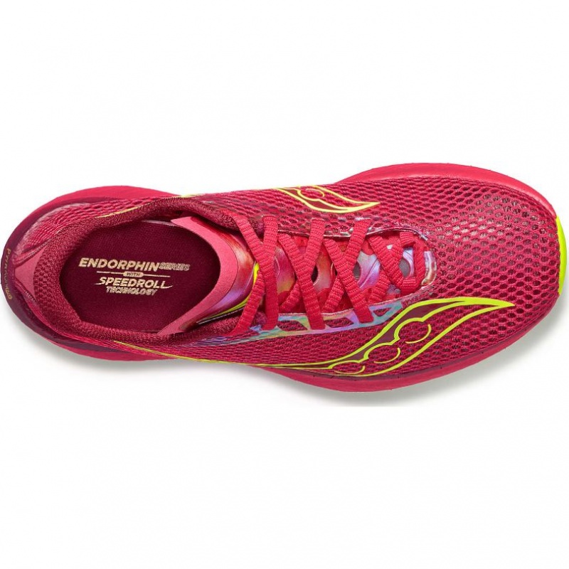 Women's Saucony Endorphin Pro 3 Running Shoes Red | SOUTHAFRICA-AIJ