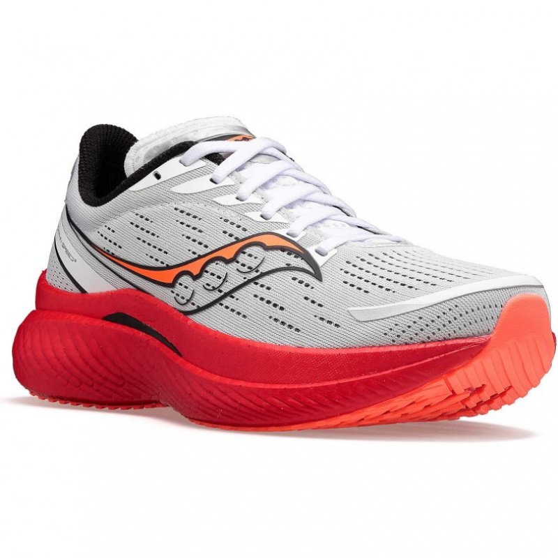 Women's Saucony Endorphin Speed 3 Running Shoes White | SOUTHAFRICA-MVO